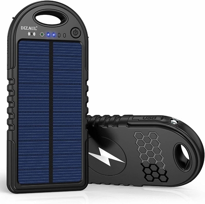 18W 10000mAh باور بانك بالطاقة الشمسية USB C شاحن OEM
