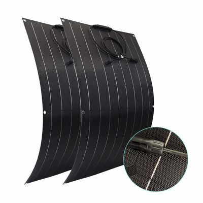 قابل للانحناء 12V 100W لوحة شمسية أحادية البلورية مرنة