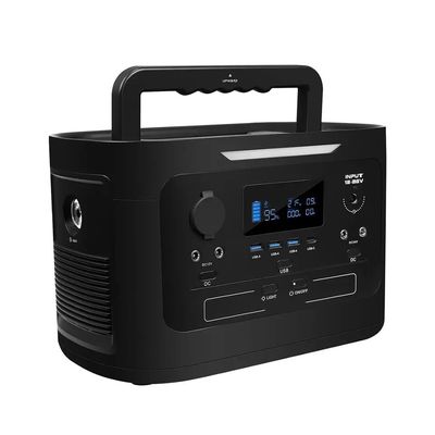 ليتيم المحمول Lifepo4 محطة طاقة شمسية 1000W في الهواء الطلق للسيارات التخييم