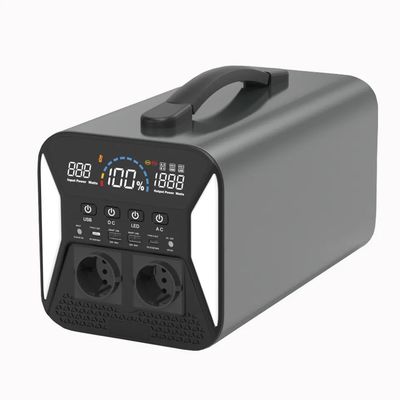 220 فولت خارج الشبكة مولد الطاقة الشمسية المحمولة Lifepo4 بطارية 1000 واط