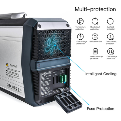 UPS 500W المحمولة مولد محطة الطاقة المتنقلة محطة طاقة التخييم مع USB DC إخراج التيار المتردد