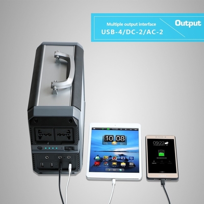 مولد الطاقة الشمسية الاحتياطية الليثيوم 300W 220V 110V للمنزل
