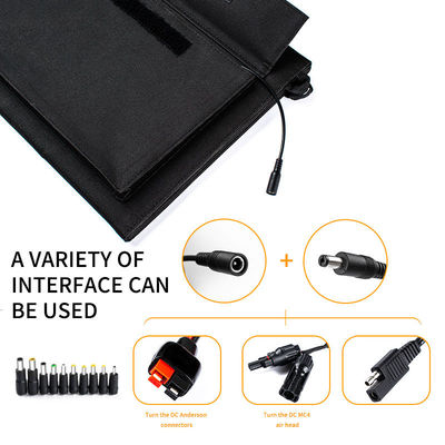 شاحن بطارية السيارة أحادية البلورية من السيليكون القابل للطي 50 واط 80 واط 100 واط