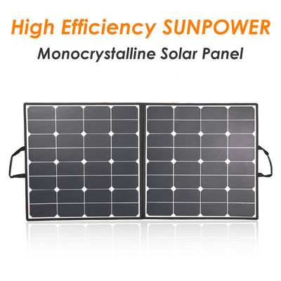 100 واط قابلة للطي شاحن للطاقة الشمسية 32 فولت لمحطة الطاقة في الهواء الطلق