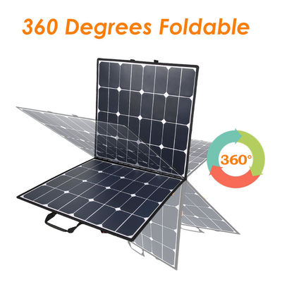 100 واط قابلة للطي شاحن للطاقة الشمسية 32 فولت لمحطة الطاقة في الهواء الطلق