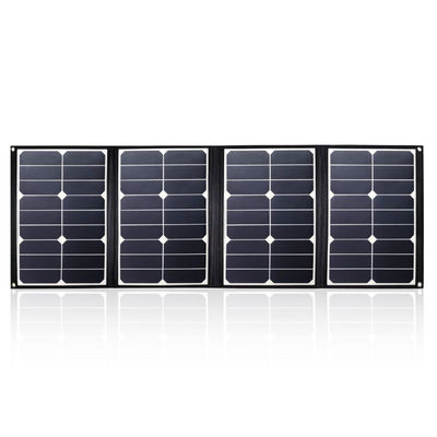 PVDF شاحن محمول للطاقة الشمسية 80 واط قابل للطي مع مخرج DC و USB