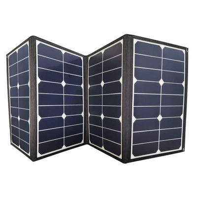 PVDF شاحن محمول للطاقة الشمسية 80 واط قابل للطي مع مخرج DC و USB