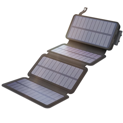OEM 25000mAh 6W تعمل بالطاقة الشمسية لوحة شاحن بنك الطاقة للهاتف المحمول