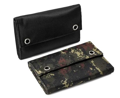 الألواح الشمسية المحمولة القابلة للطي المقاومة للماء 15W USB لبطارية الهاتف الخليوي