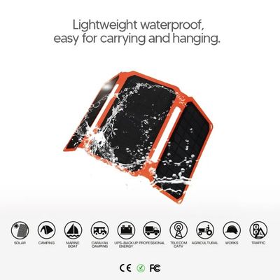 لوحة شمسية صغيرة صغيرة 15 وات خارجية مقاومة للماء محمولة مطوية لوحات Sola