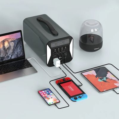 220 فولت خارج الشبكة مولد الطاقة الشمسية المحمولة Lifepo4 بطارية 1000 واط