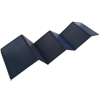 جودة عالية محمولة Sunpower 6 أضعاف ETFE 60 واط قابلة للطي بحجم حقيبة اليد شاحن الطاقة الشمسية لوحة مع USB بور