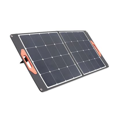 لوحة طاقة شمسية قابلة للطي حقيبة يد محطة طاقة محمولة Sunpower 6 أضعاف ETFE 60W 110w 220w