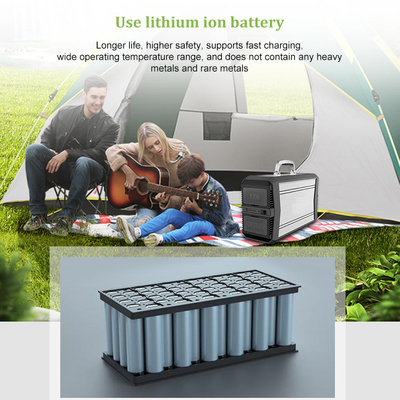 بطارية ليثيوم خارج الشبكة المحمولة نظام مولد 500wh