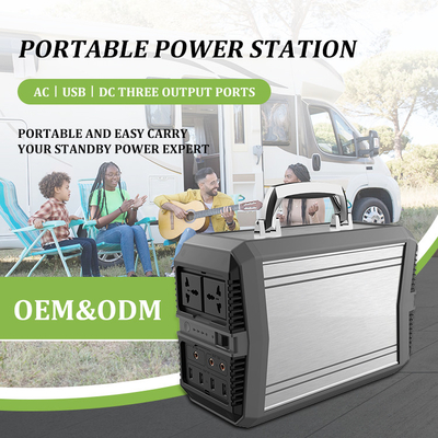 300W المحمولة مولد للطاقة الشمسية محطة الطاقة AC 110V-220V ODM