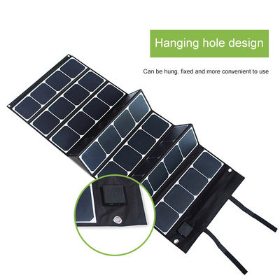 120W خارج الشبكة Usb لوحة شمسية قابلة للطي للتخييم في الهواء الطلق Vanlife