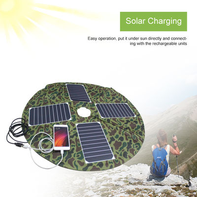 20W مظلة للماء شاحن لوحة للطاقة الشمسية مع 2 USB الإخراج