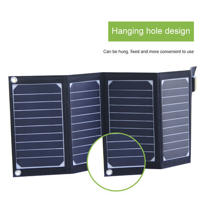 شاحن للطاقة الشمسية 20W شاحن للطاقة الشمسية قابلة للطي مع مخرج USB مقاوم للماء