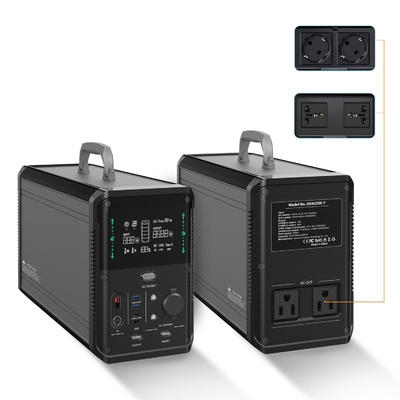 مجموعات نظام مولد الألواح الشمسية المصغرة المحمولة 1380Wh 3000W
