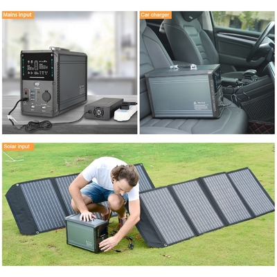 مجموعات نظام مولد الألواح الشمسية المصغرة المحمولة 1380Wh 3000W
