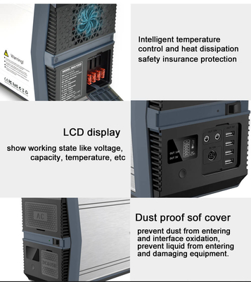 الصفحة الرئيسية لوحة للطاقة الشمسية بطارية احتياطية نظام مولد نظام الطاقة 1000w 110v 220v