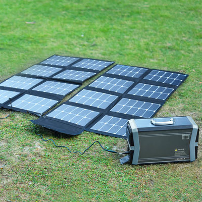 Ac 110v 220v Solar Generator Station 1503Wh 12v Lithium Battery Pack