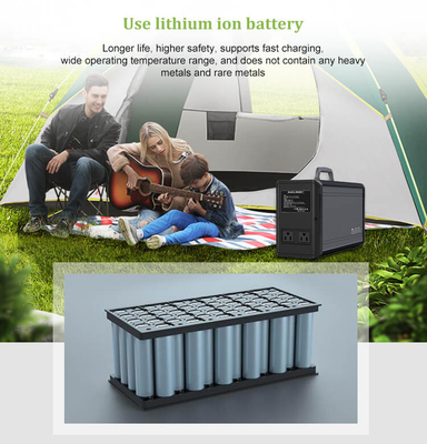 1075Wh 220V 110V تعمل بالطاقة الشمسية محطة توليد الطاقة الشمسية التخييم المنزل تخزين الطاقة