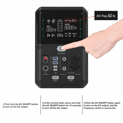OEM Li Ion Power Station 240v Portable Solar Power Generator مع نظام الرؤية الليلية