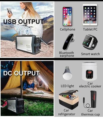 532wh BMS Battery Mobile مولد الطاقة الشمسية محطة الطاقة المحمولة 500W