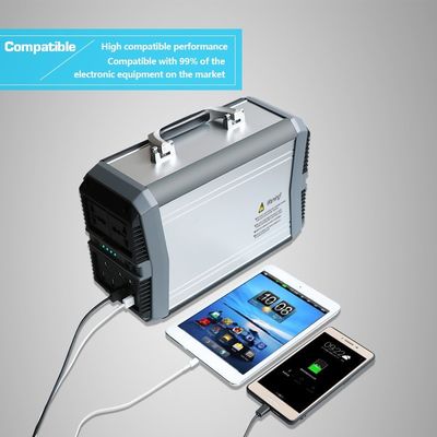بطارية ليثيوم قابلة للشحن AC مولد محطة طاقة محمولة لحالات الطوارئ للسيارة 300W