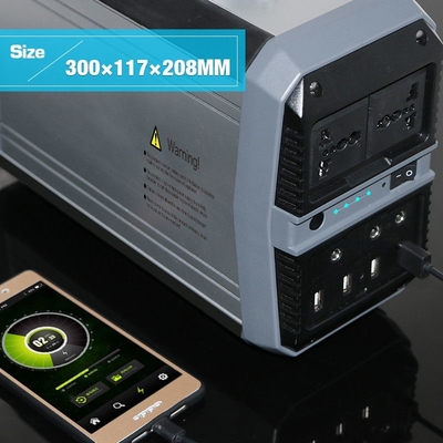 300W بطارية ليثيوم محطة مولدات الطوارئ الشمسية للمنازل التخييم RV